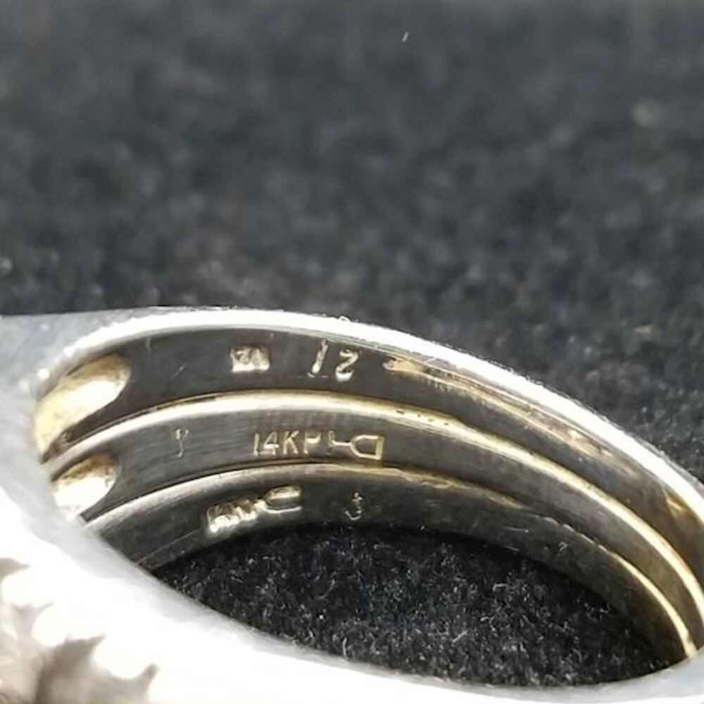 14K Gold and Diamond Ring - Picture 5 of 5